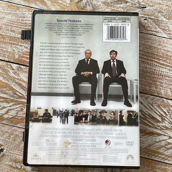 3/$15 u pick dvds📀or 1 for $9~ The Weather Man - Picture 2 of 7